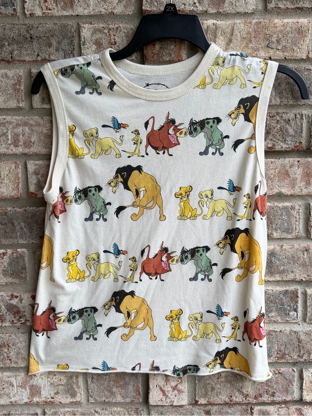🍒💣 Lion King Disney muscle crop style tee